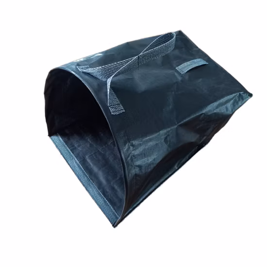 Plastic Durable 272L Folding Grow Bag PP Waterproof Landscape Garden Waste Bag with Handle Sacks