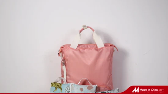Bolsa de fralda multifuncional para bebê bolsa de viagem para mãe com trocador da moda mochila para múmia