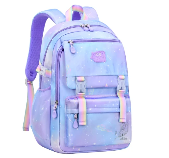 Menina Primário Médio Ensino Médio Livro Escolar Crianças Estudantes Lazer Esportes Viagem Mochila Mochila Bolsa (CY9909)