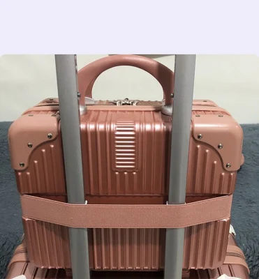 Urso de desenho animado linda bolsa de armazenamento leve caixa de senha 14 16 polegadas estojo de viagem cosmético minimala